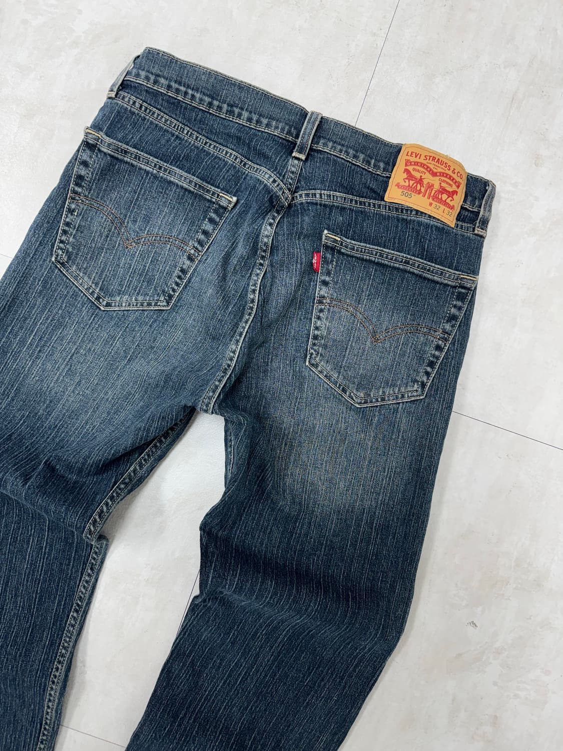•Levi’s 505 스트레이트핏 데님 청바지 W32 L32 상품이미지5