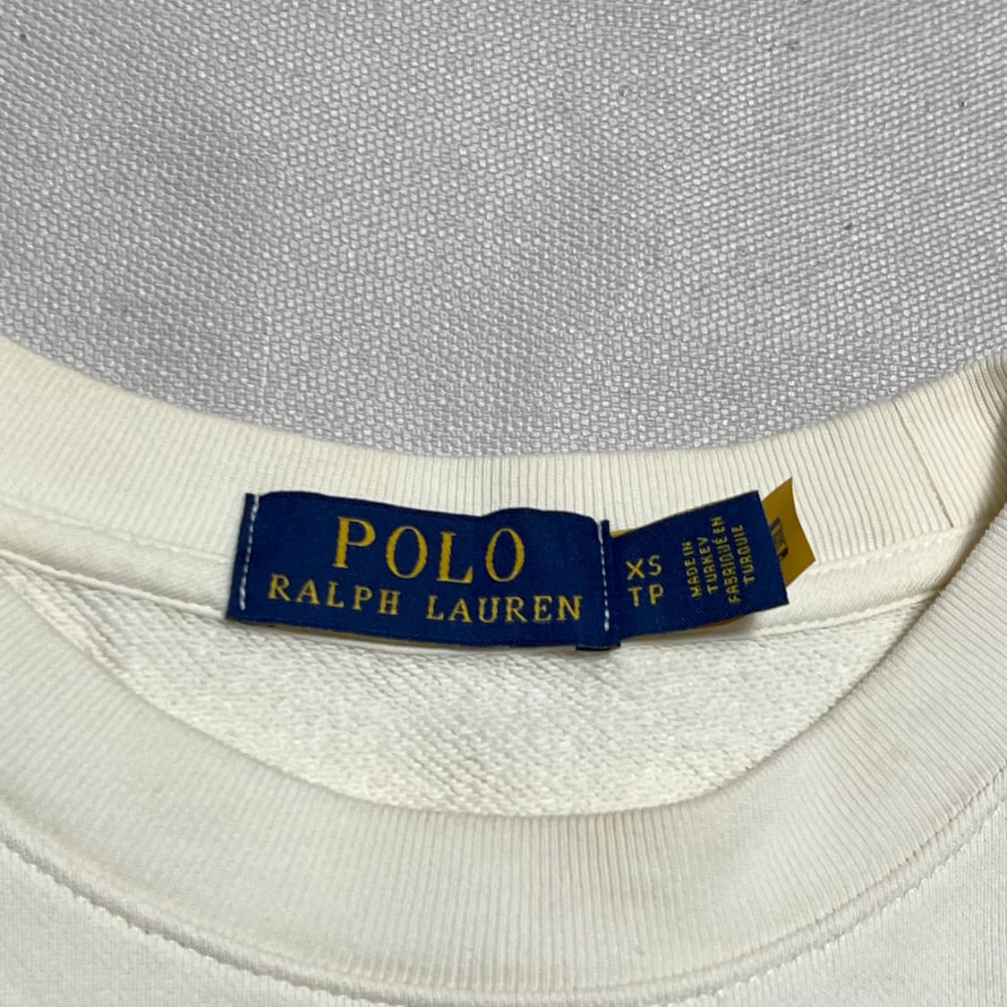 XS 폴로랄프로렌 아이보리 포니 화이트 맨투맨 상품이미지4