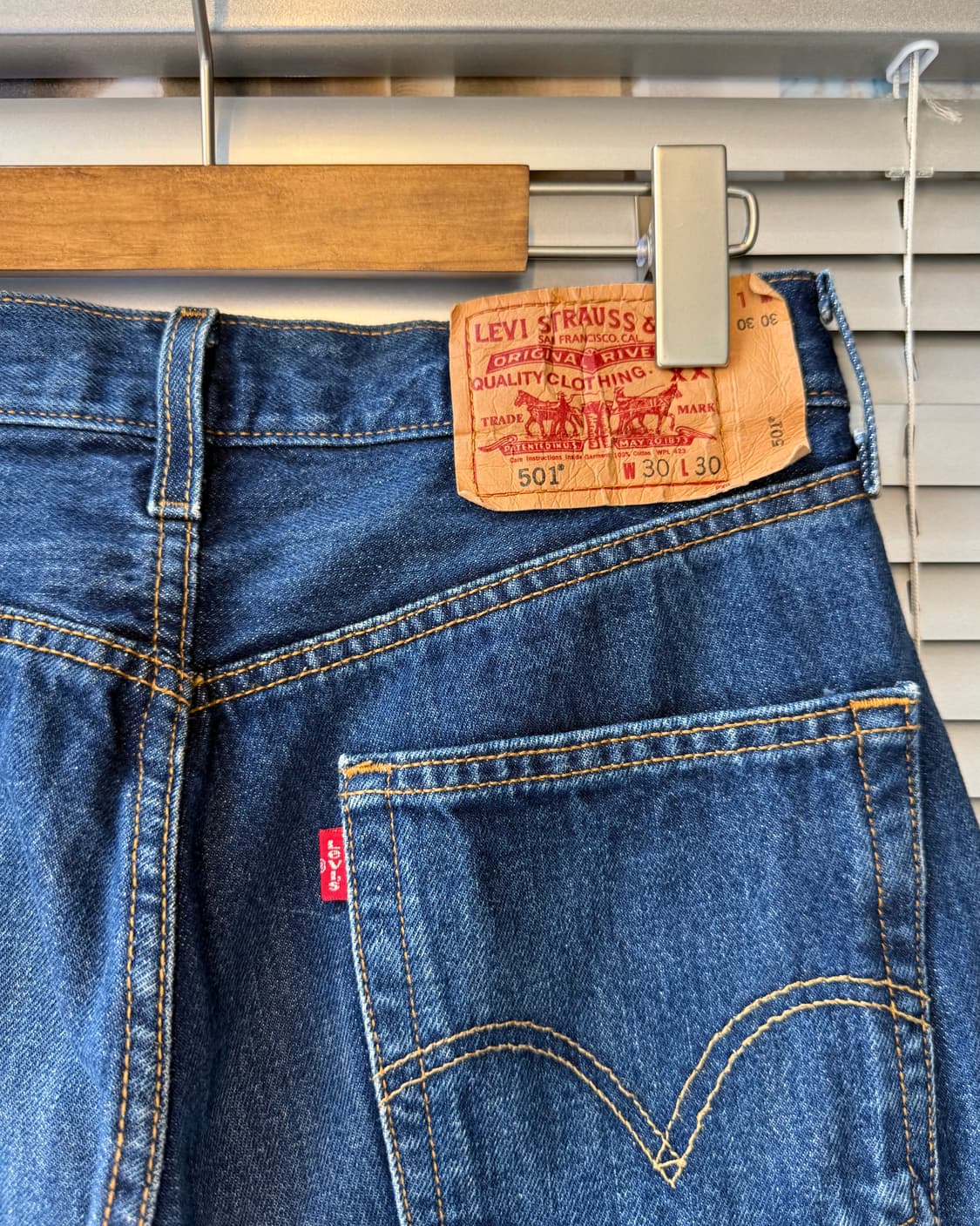 Levi's 501 00s washed denim pants 상품이미지8