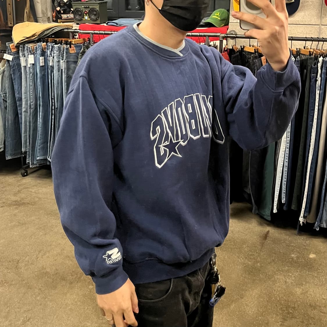 90s NFL 댈러스 카우보이 스웻셔츠 (105) 상품이미지6