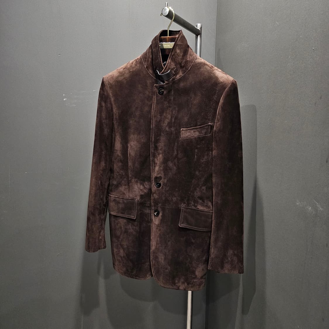 톰포드 레더트리밍 스웨이드 블레이저 자켓 상품이미지3