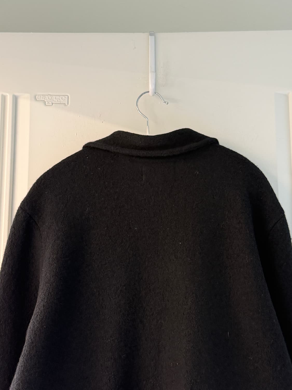 일본빈티지 블랙 울100 니트 자켓 상품이미지9