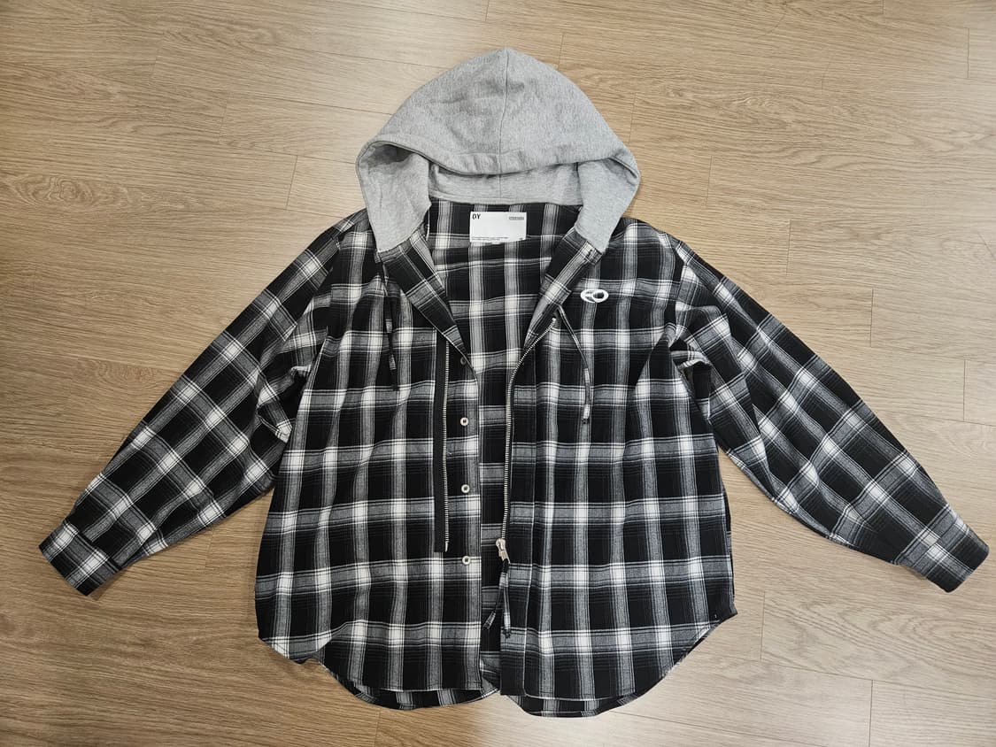 OY 오와이 CHECK ZIPPER HOODIE SHIRTS 상품이미지2