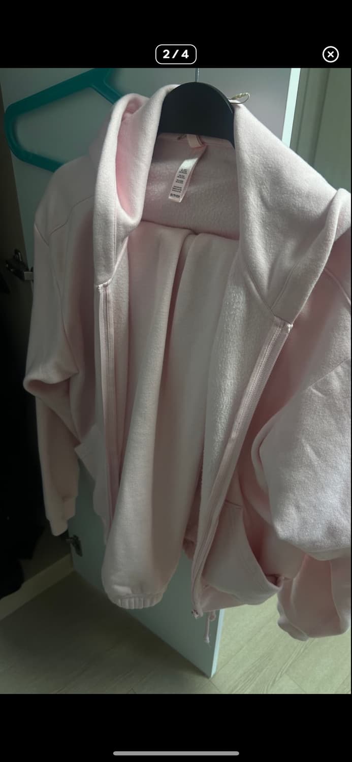 스킴스 체리블러섬 연핑크 딸기우유 핑크 후드집업 조거 세트 상품이미지1