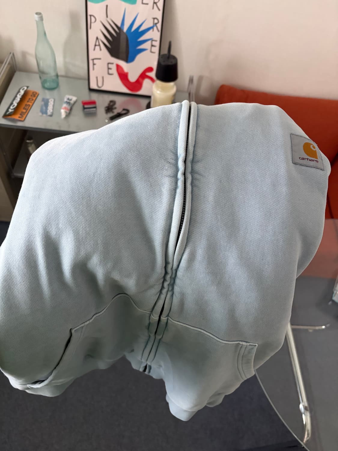 칼하트 윕 비스타 자켓 더스티 아이스 누빔 후드집업 L 상품이미지2
