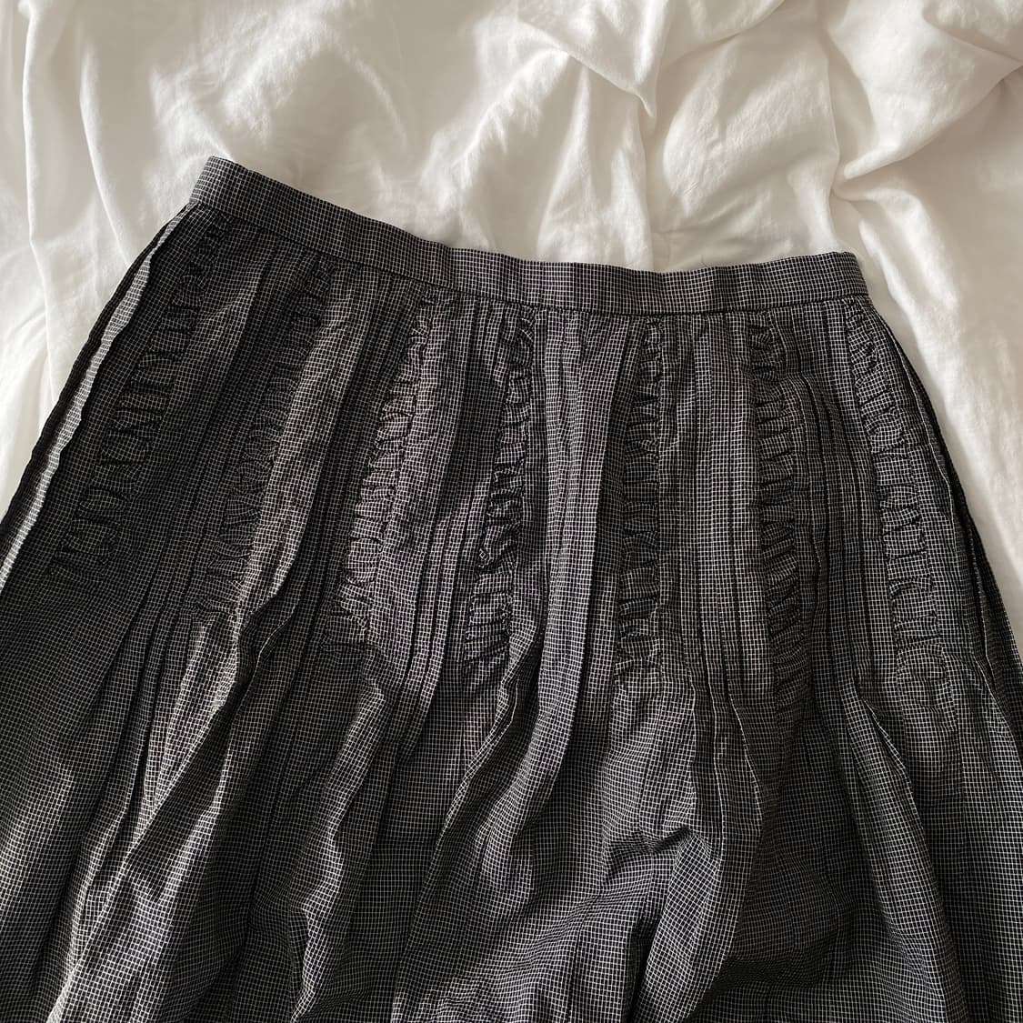 빈티지 벌룬 나일론 스커트 상품이미지3