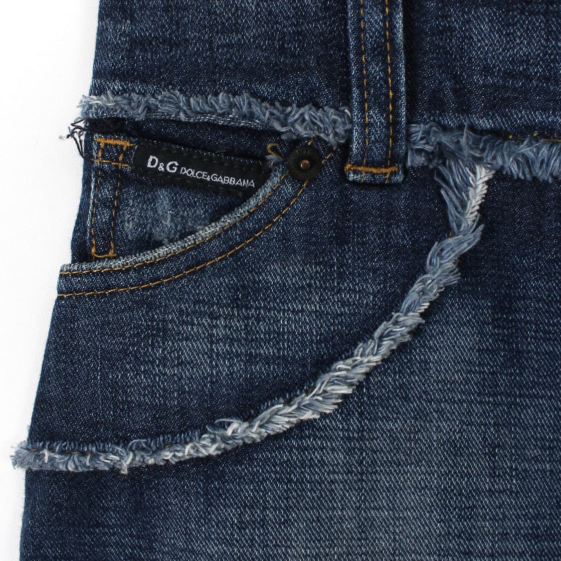 돌체앤가바나 DOLCE&GABBANA 니트 포켓 미니 데님 스커트 청치마 상품이미지8