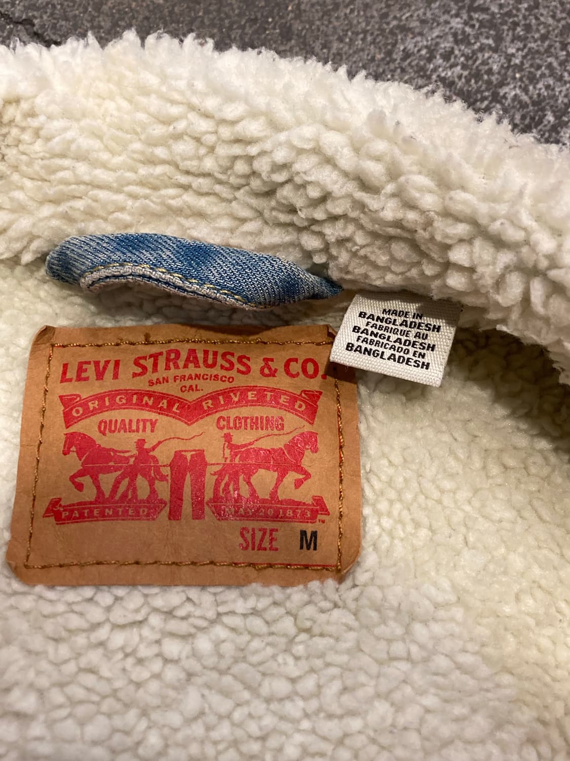 리바이스 양털 자켓 상품이미지3