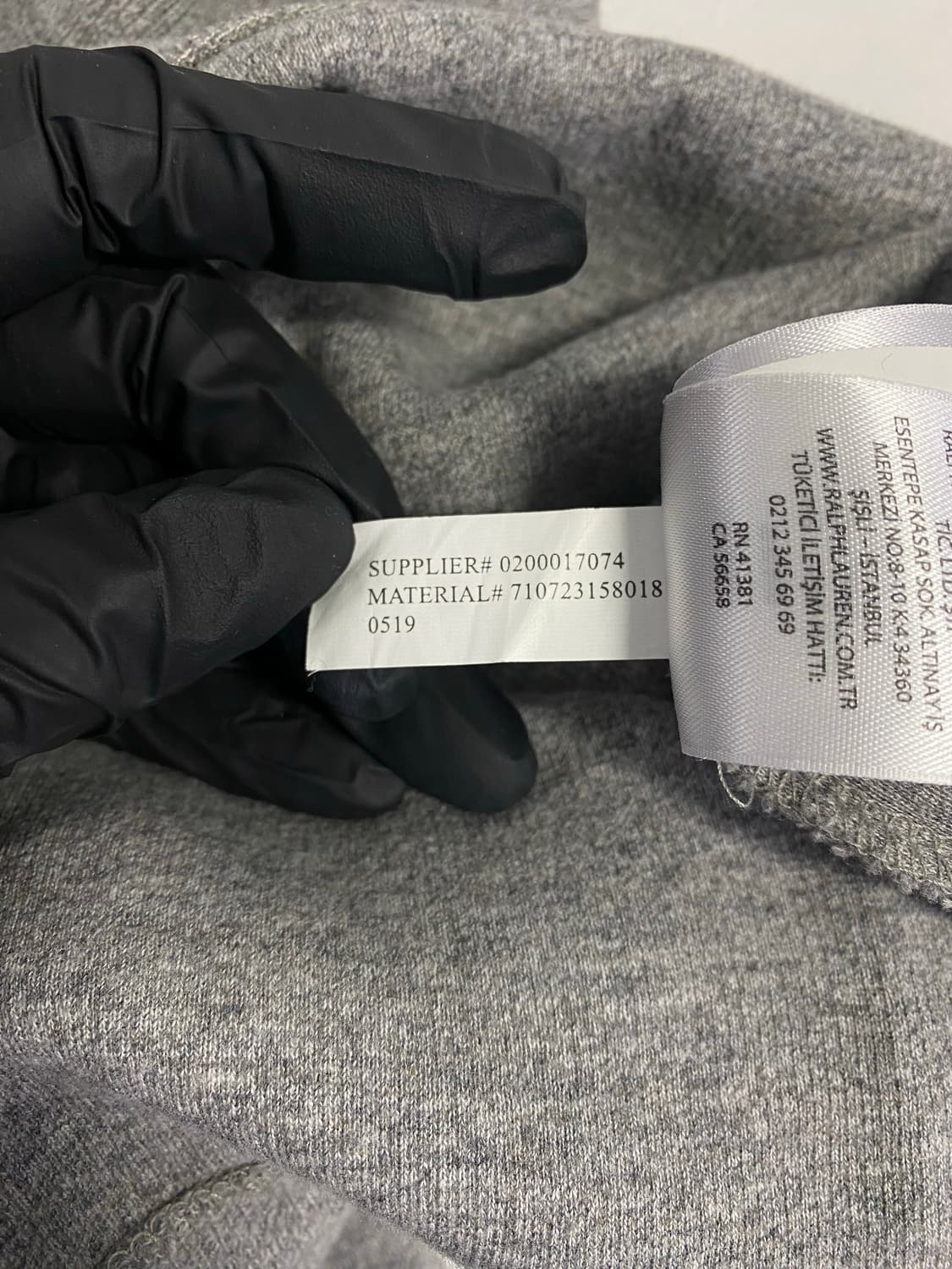 폴로 랄프로렌 그레이 하프 집업 M <666> 상품이미지6