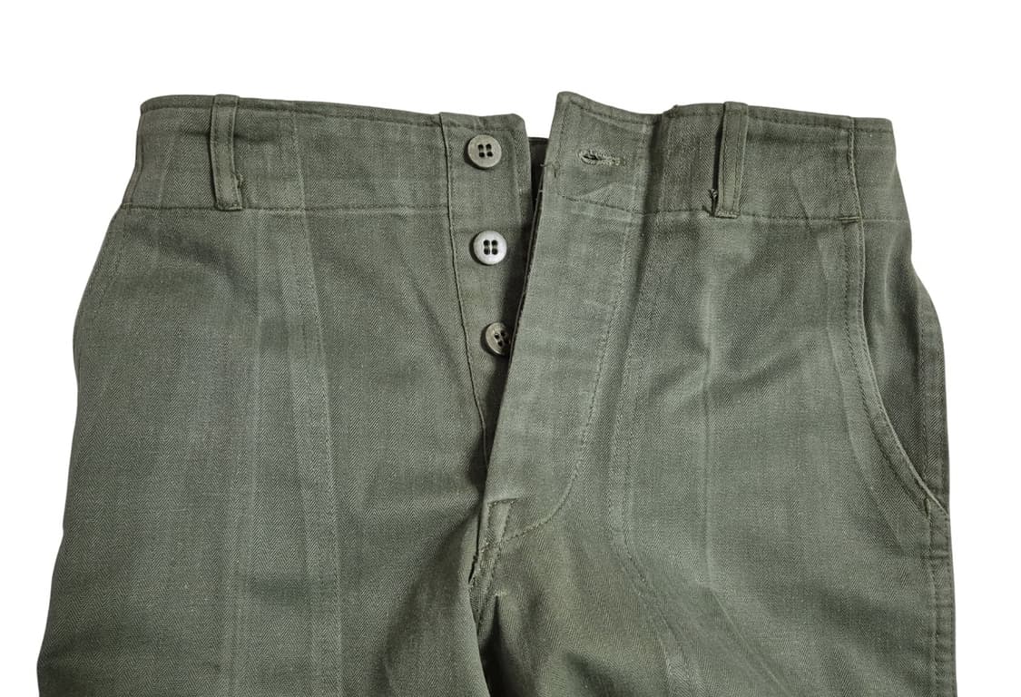 국군 구형 80s 민무늬 전투복 바지 팬츠 하의 (XS) 상품이미지5