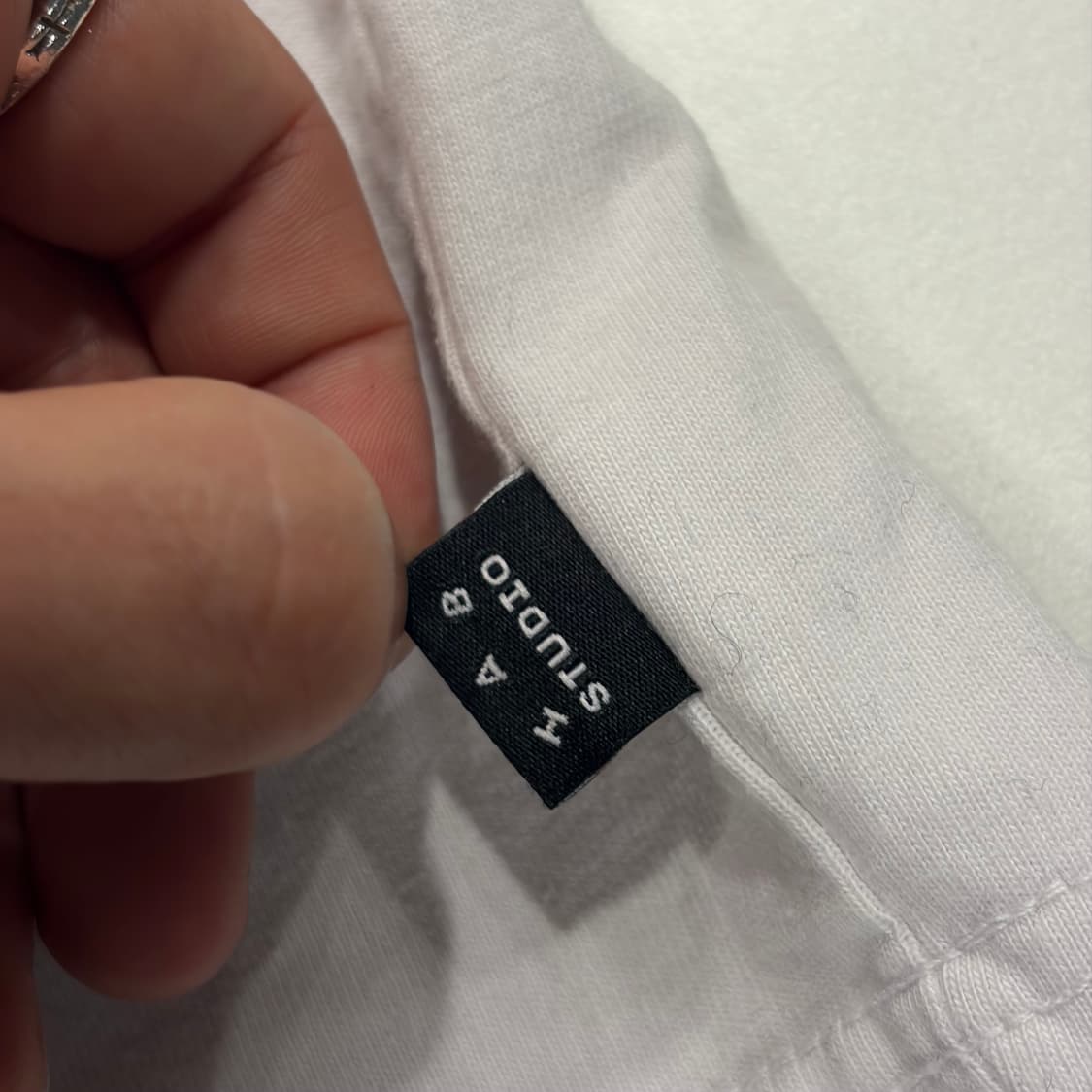 [XL] 아이앱 스튜디오 반팔 티셔츠 화이트 B659 상품이미지7