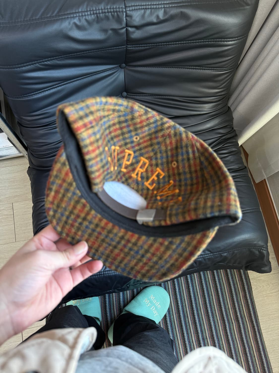 슈프림 트위드 5패널 캡 상품이미지2