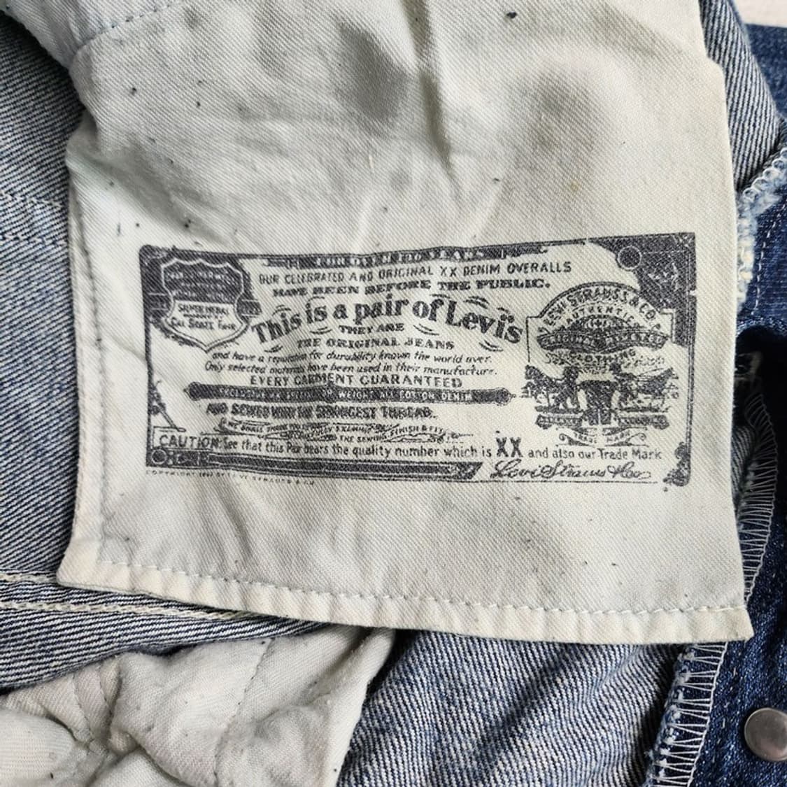 LEVI'S 501 스트레이트핏 워싱데님 팬츠 상품이미지7