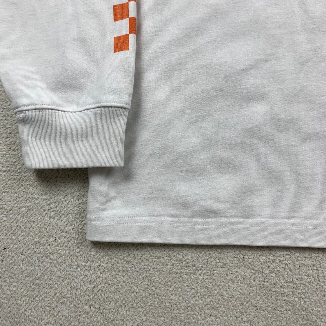 데우스 엑스 마키나 튠업 롱슬리브 티셔츠 빈티지 화이트 상품이미지4