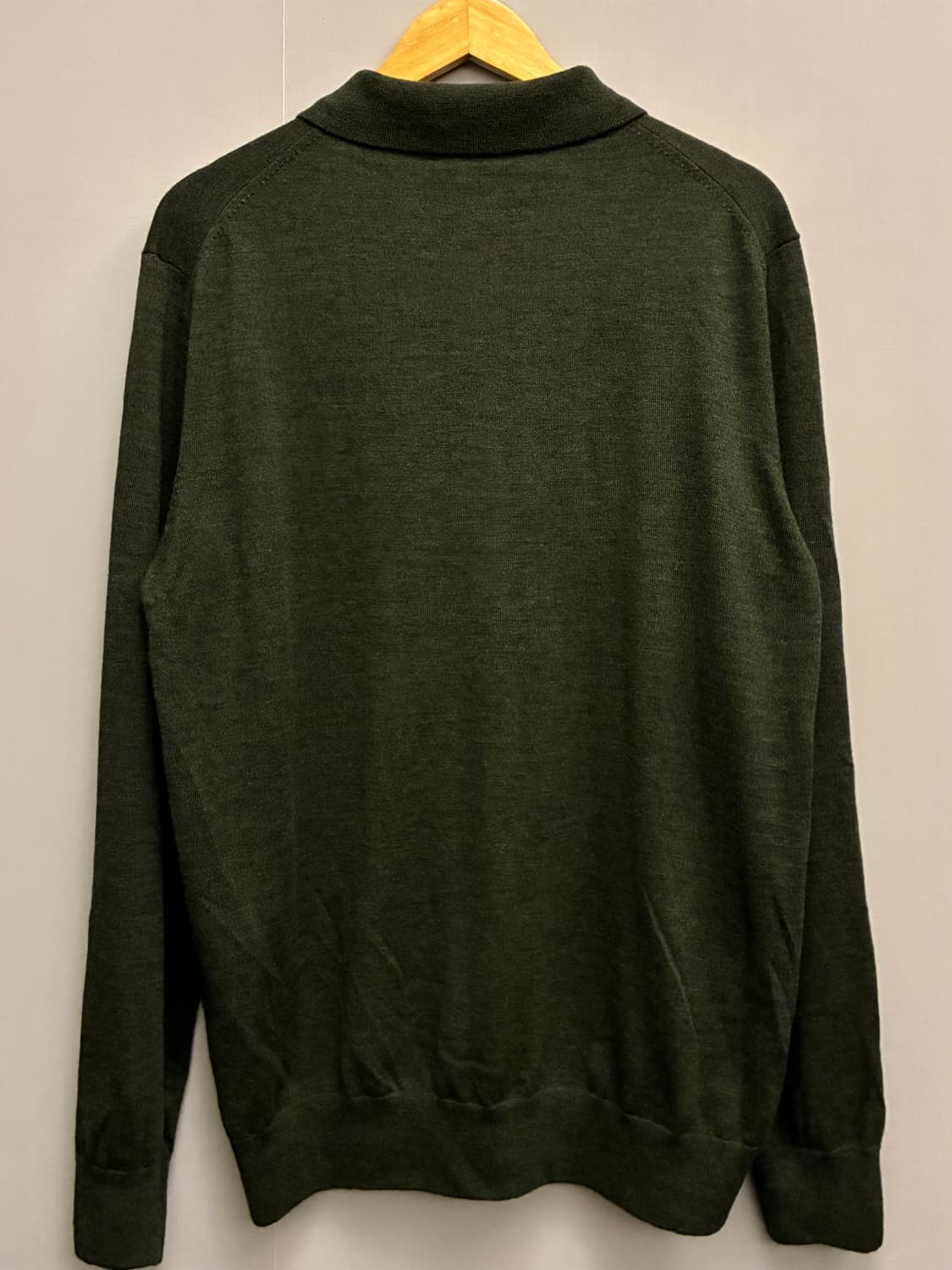 (XL)브룩스브라더스 메리노울 긴팔 pk 니트 카라티셔츠 롱슬리브 상품이미지7