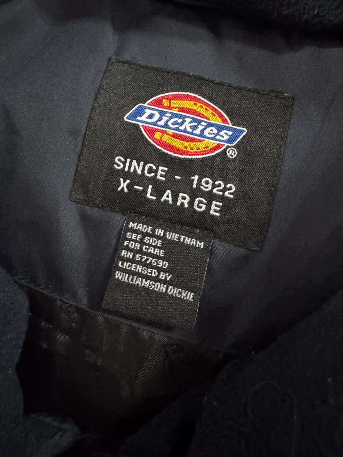 디키즈 Dickies 네이비 조끼 패딩 XL 상품이미지3
