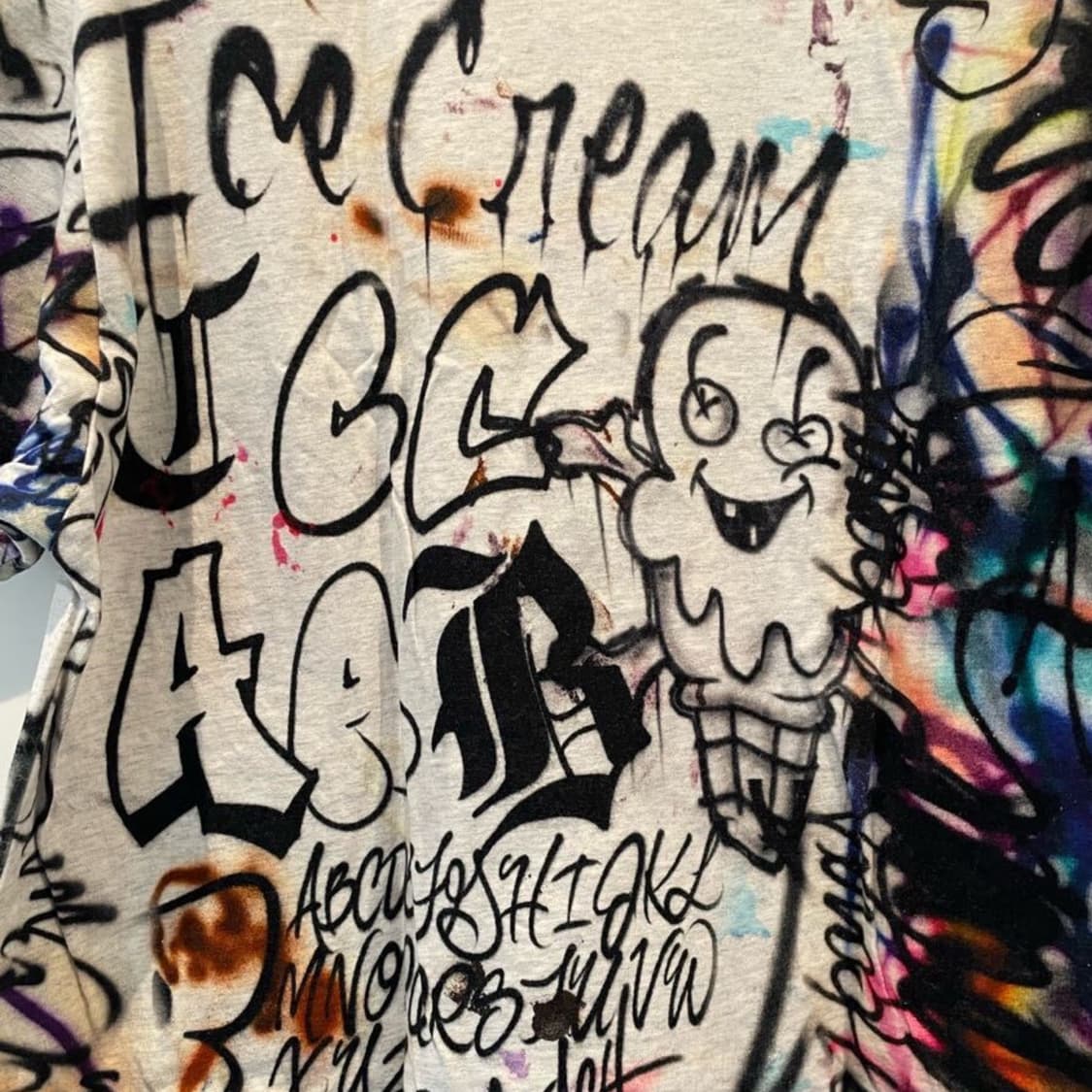 BBC icecream 그래피티 티셔츠 상품이미지3