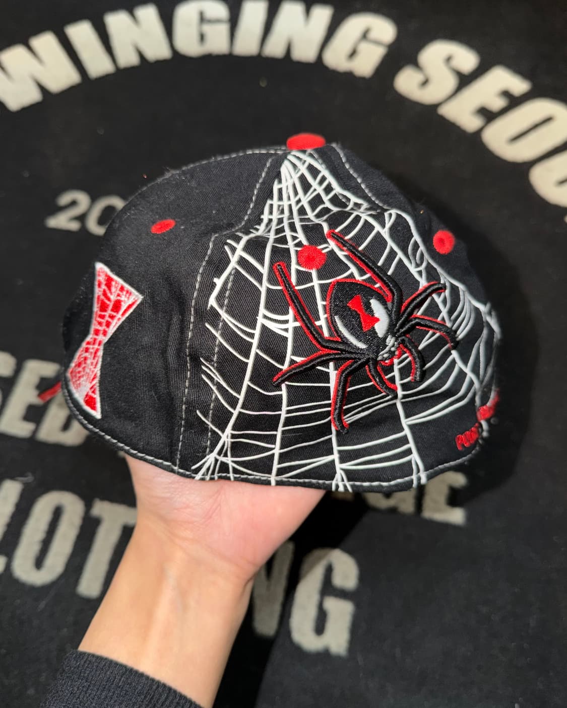 할리데이비슨 스파이더 자수 캡 모자 상품이미지3