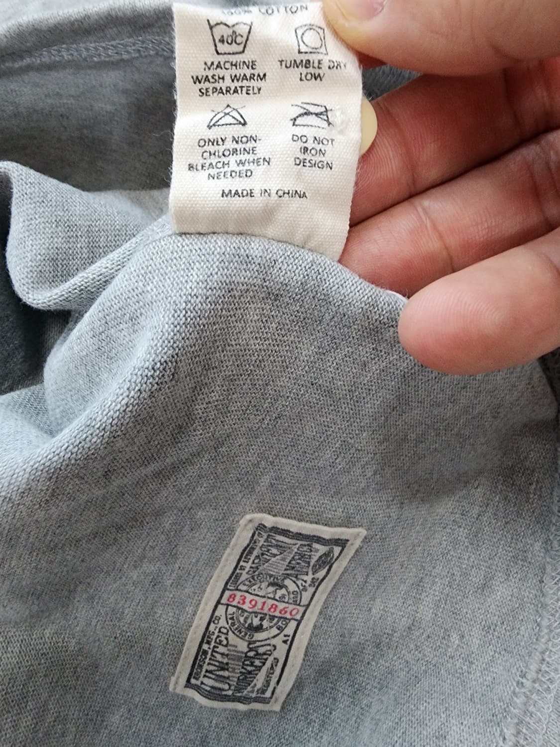 BRONSON 브론슨 헨리넥 롱슬리브 티셔츠 팜. XL(100)사이즈 상품이미지6