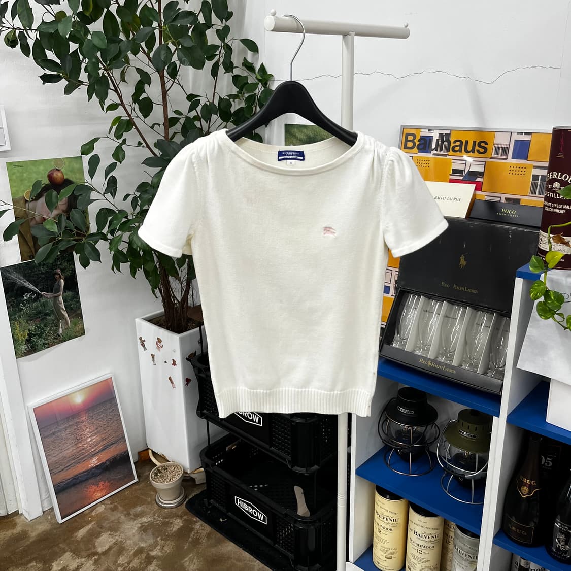 버버리 블루라벨 반팔 니트 38 상품이미지1