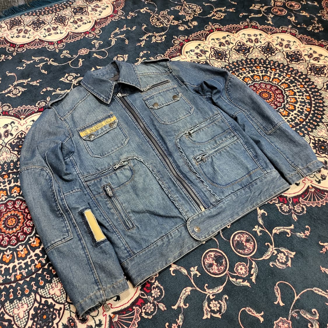 90s 돌체앤가바나(Dolce & Gabbana) 데님 자켓 (L) 상품이미지3