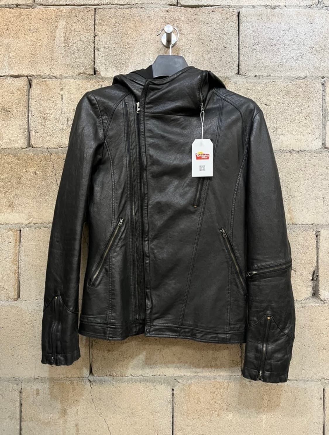 로보 ROBO 램스킨 양가죽 후드 자켓 상품이미지1