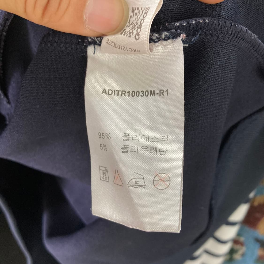 아디다스 여성 집업져지 네이비 M  상품이미지5