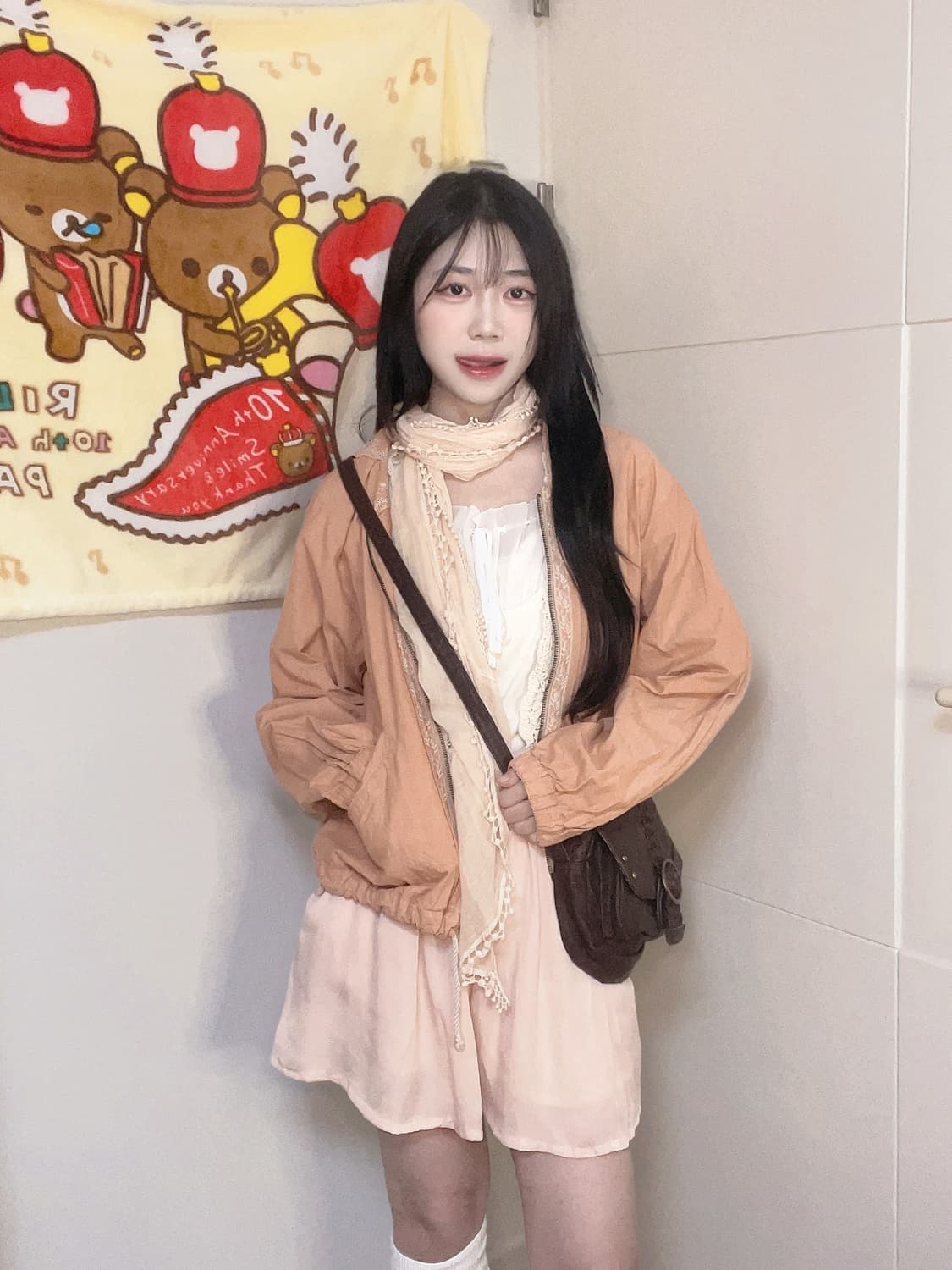 오렌지 뮤트 웜톤 모리걸 빈티지 세트 mori set 상품이미지1