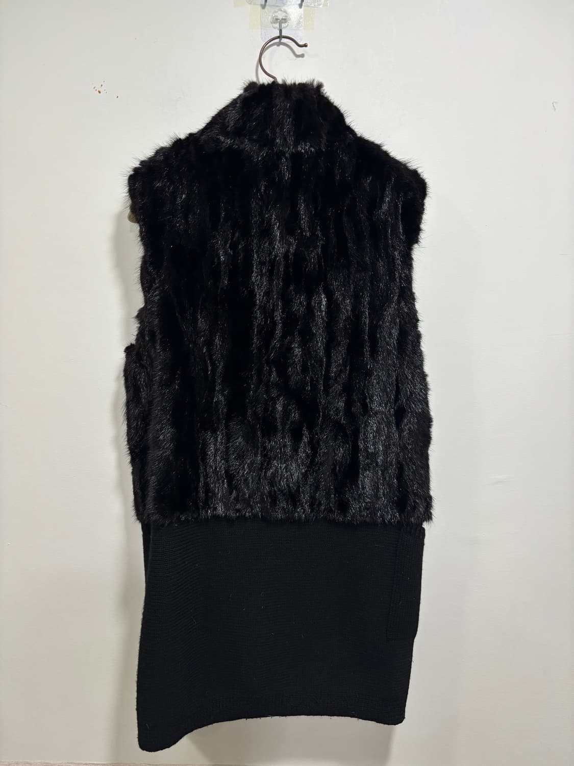 송지오브랜드 밍크 조끼 베스트 새상품 상품이미지2