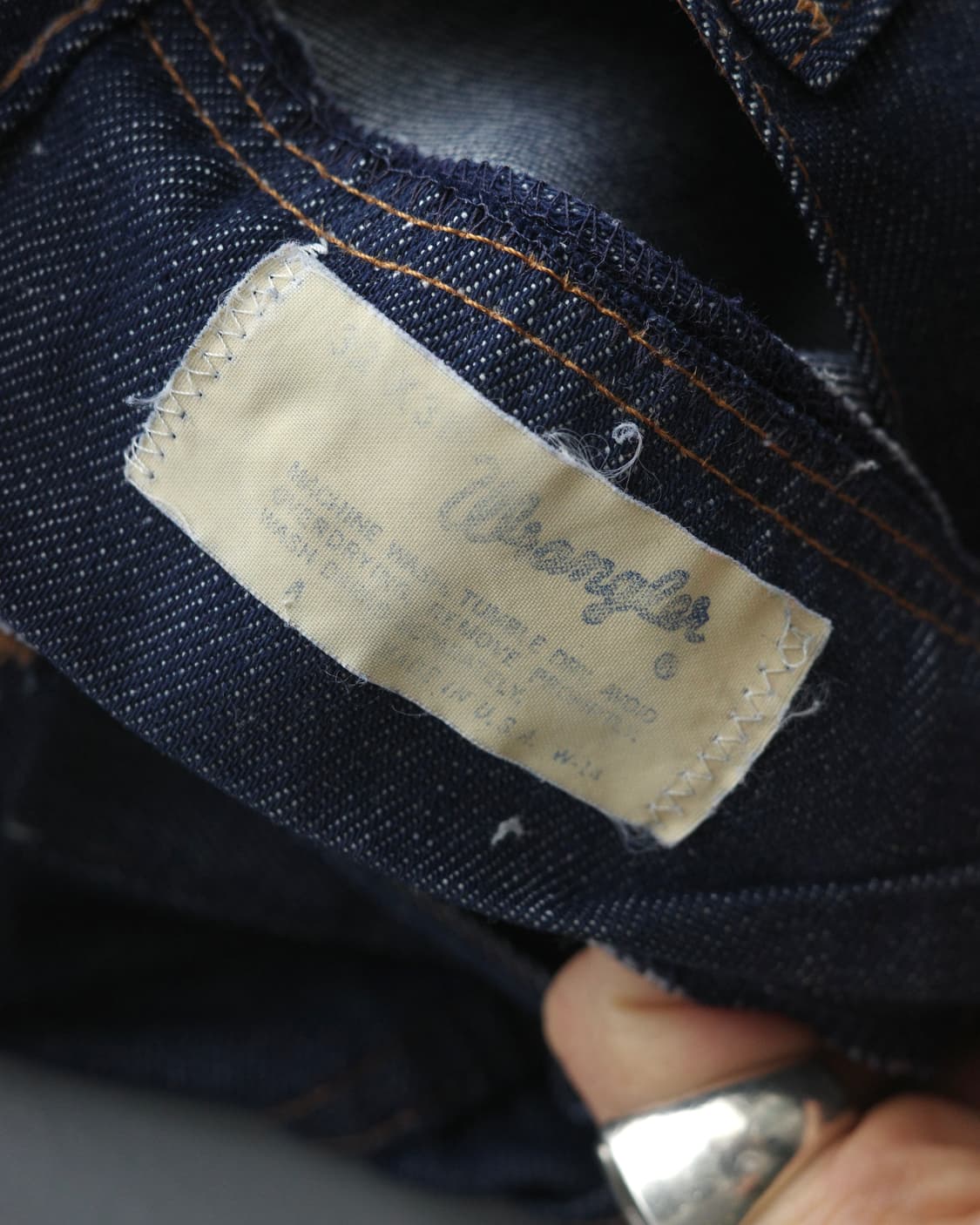 70s 랭글러 라이트웨이트 플레어 데님 팬츠 상품이미지4