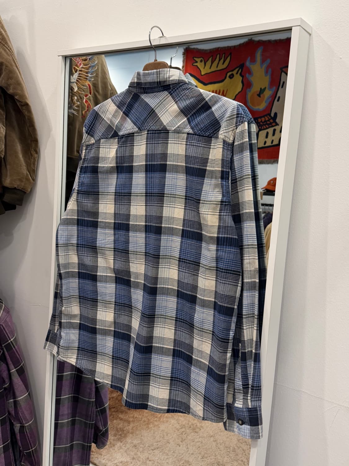 Wrangler 랭글러 웨스턴 체크 셔츠 상품이미지5