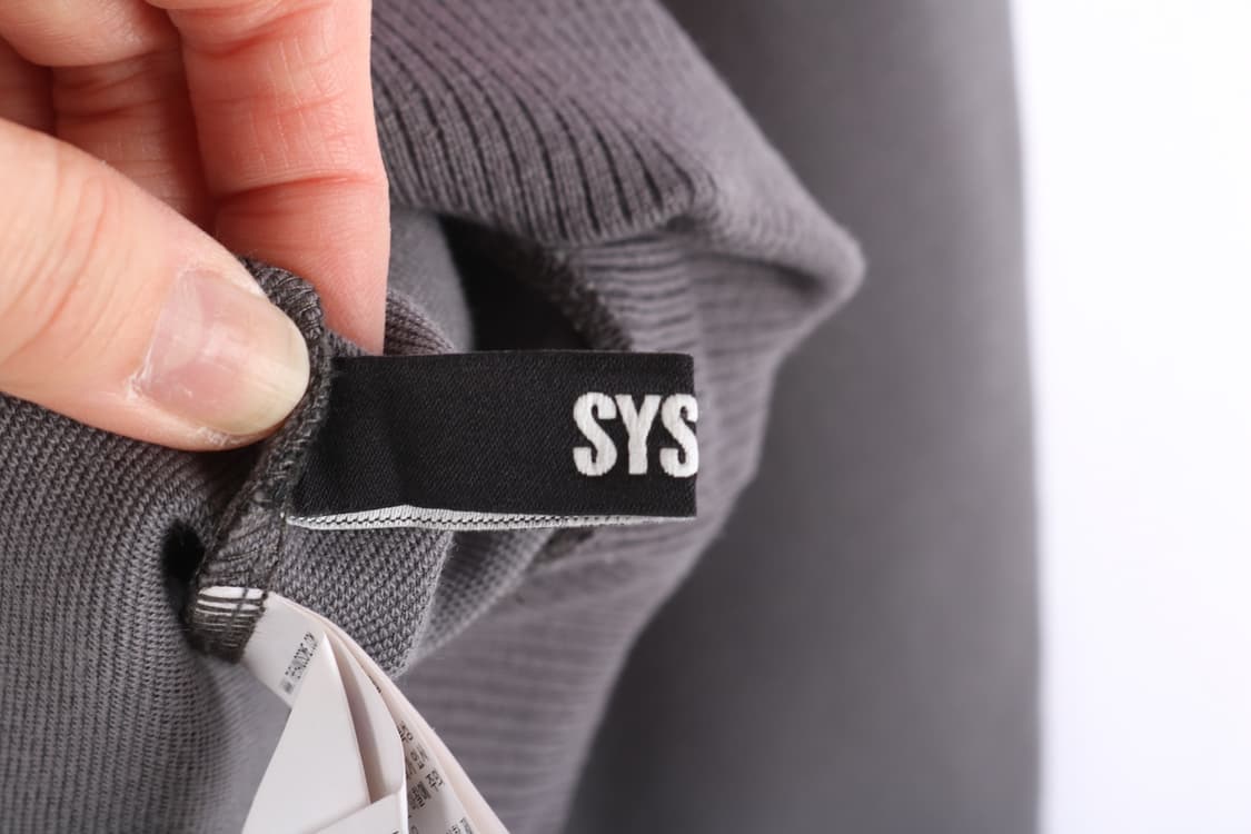 [100] 시스템옴므 울 니트 콤비 맨투맨 상품이미지8