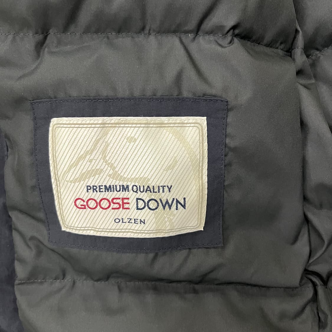 [110] 올젠 프리미엄 구스다운 패딩 파카 네이비 4128 상품이미지8
