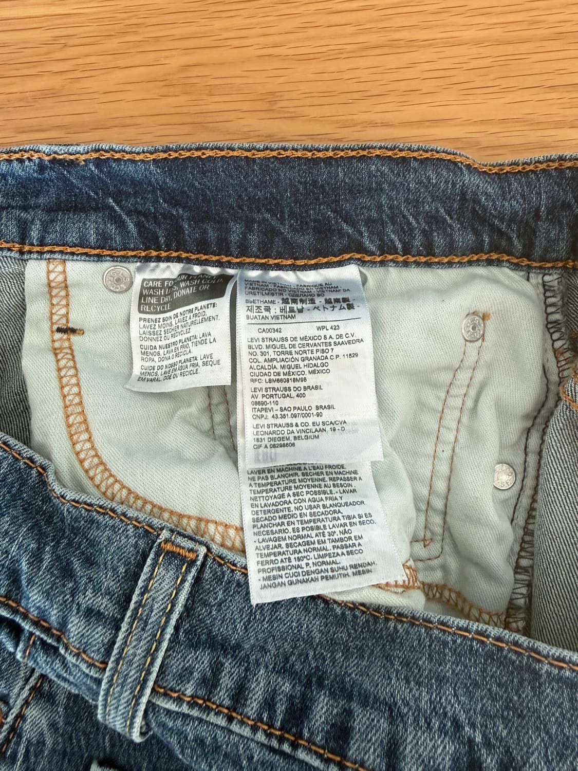 리바이스(Levi's) 502 데님 팬츠 상품이미지8