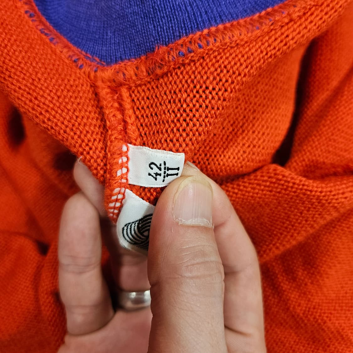 지아니 베르사체 시그니쳐 메두사 패지드 하이넥 울 니트 42 상품이미지7