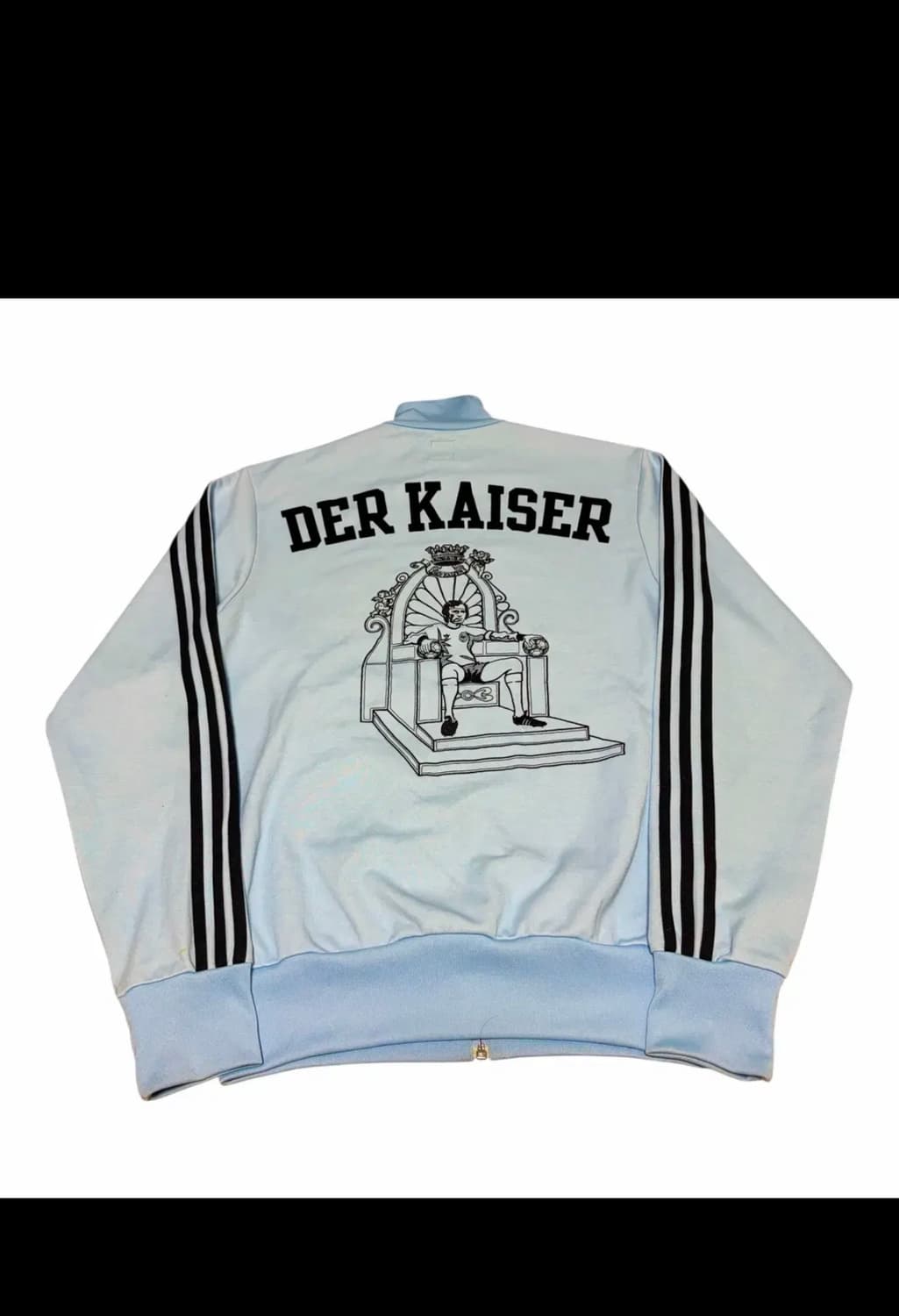 아디다스 소라색 베켄바우어 독일 트랙탑 져지 상품이미지2