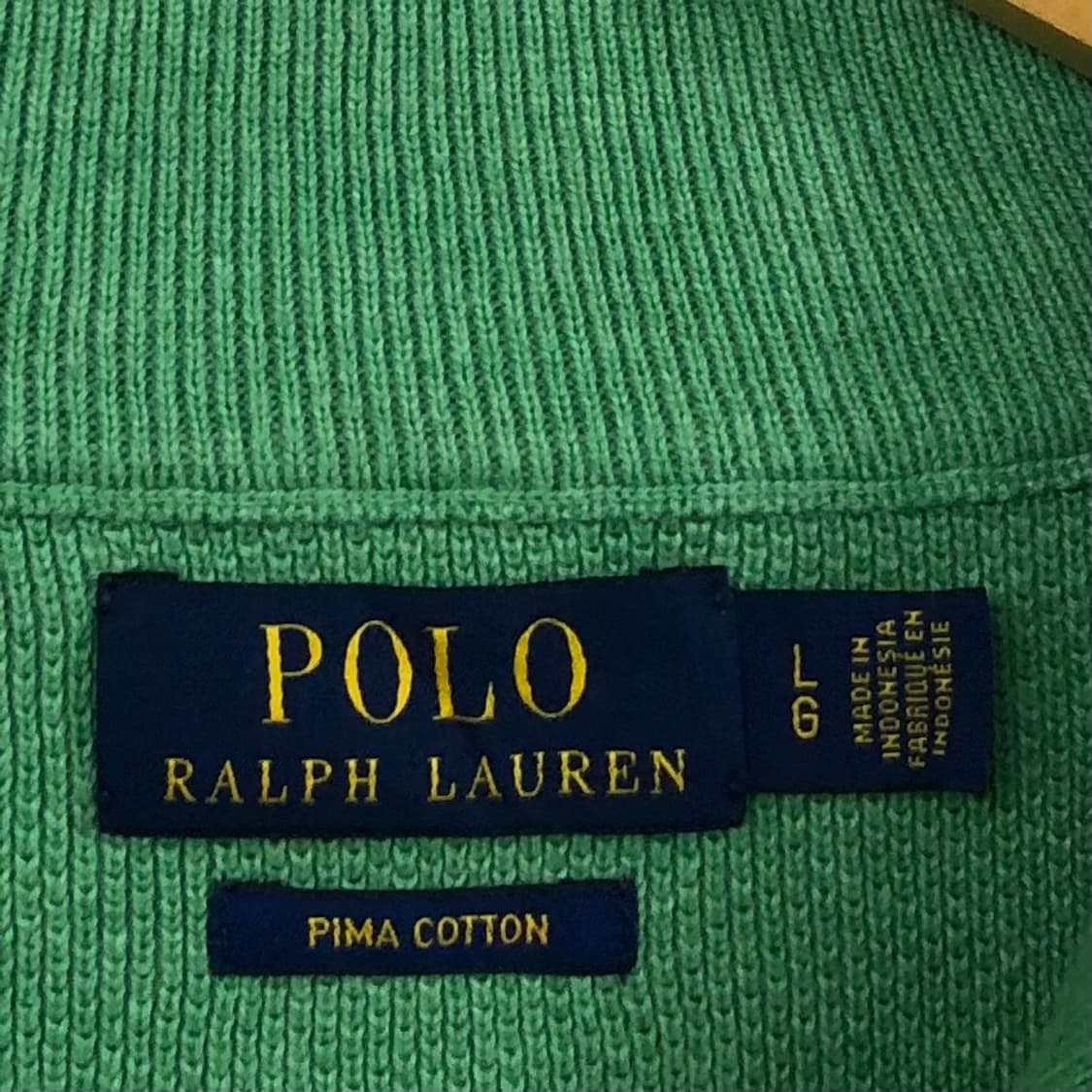 105 폴로 반집업 니트 상품이미지3