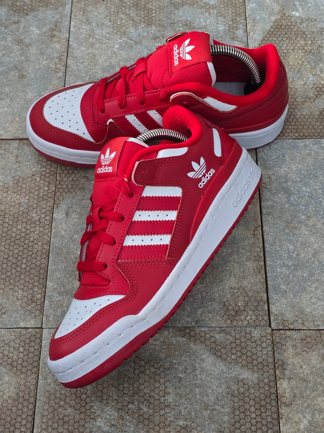 (230)아디다스 포럼 로우 스칼렛  상품이미지3