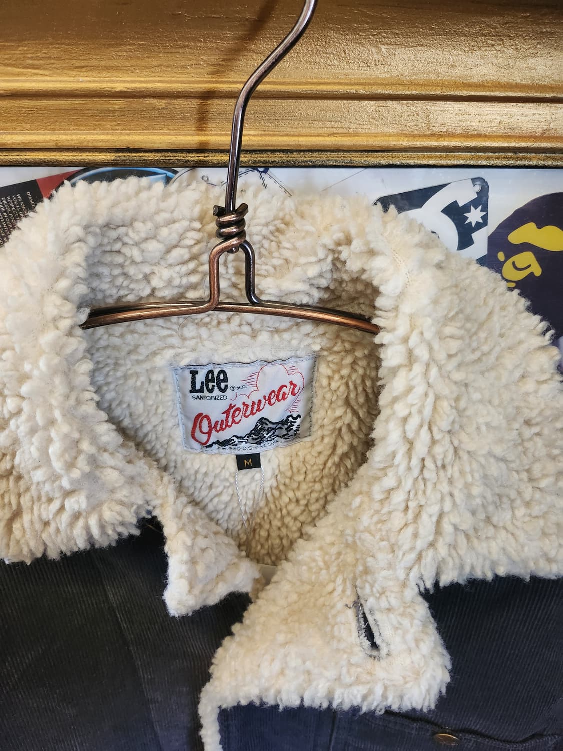 Lee Navy Corduroy Shearling Jacket 상품이미지4