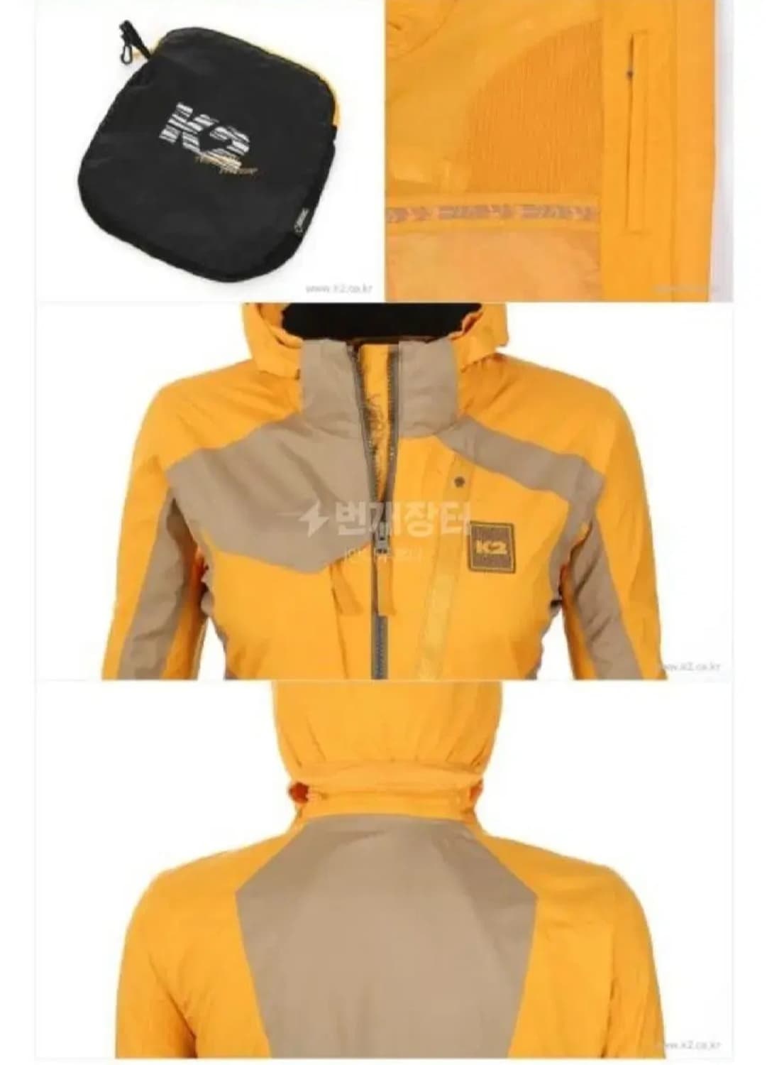 (새제품) K2 고어텍스 2L 자켓 여성(바이올렛100,오렌지95) 상품이미지8