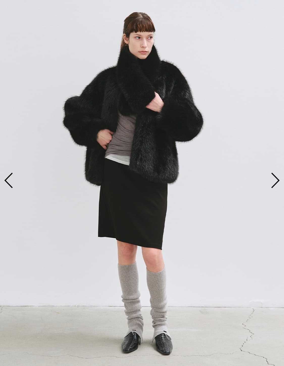 Haveless 블레어 퍼자켓 브라운 상품이미지3