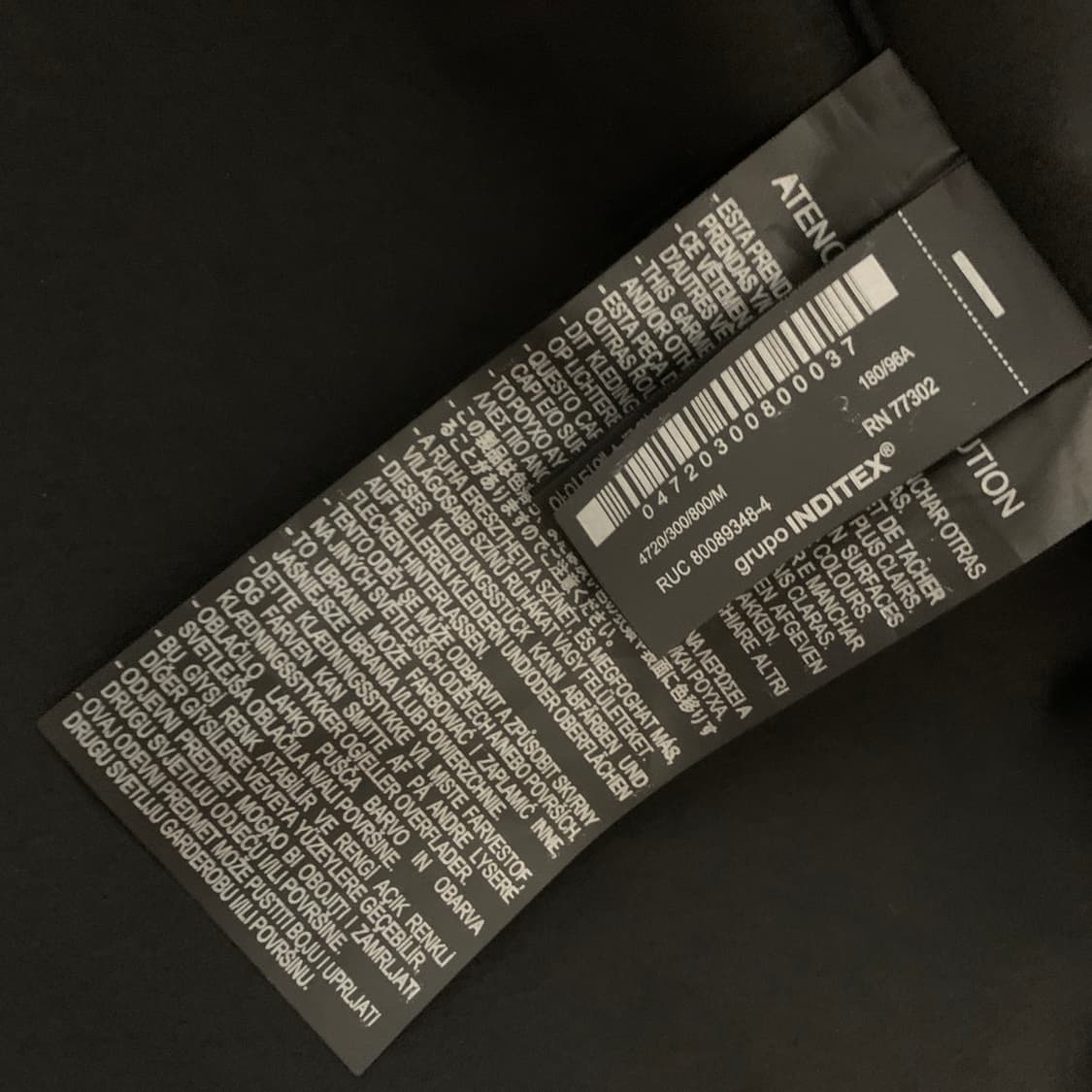 M 자라 소가죽 레더 박시핏 싱글 라이더 자켓 상품이미지8