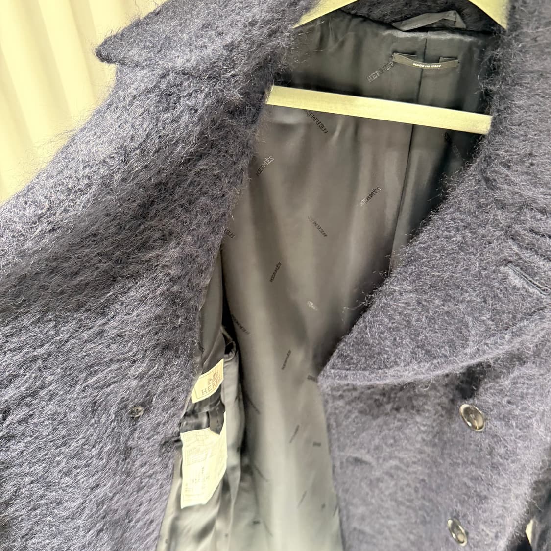 (A+/50) / 에르메스 쇼  런웨이 최고급 모헤어 코트 상품이미지7