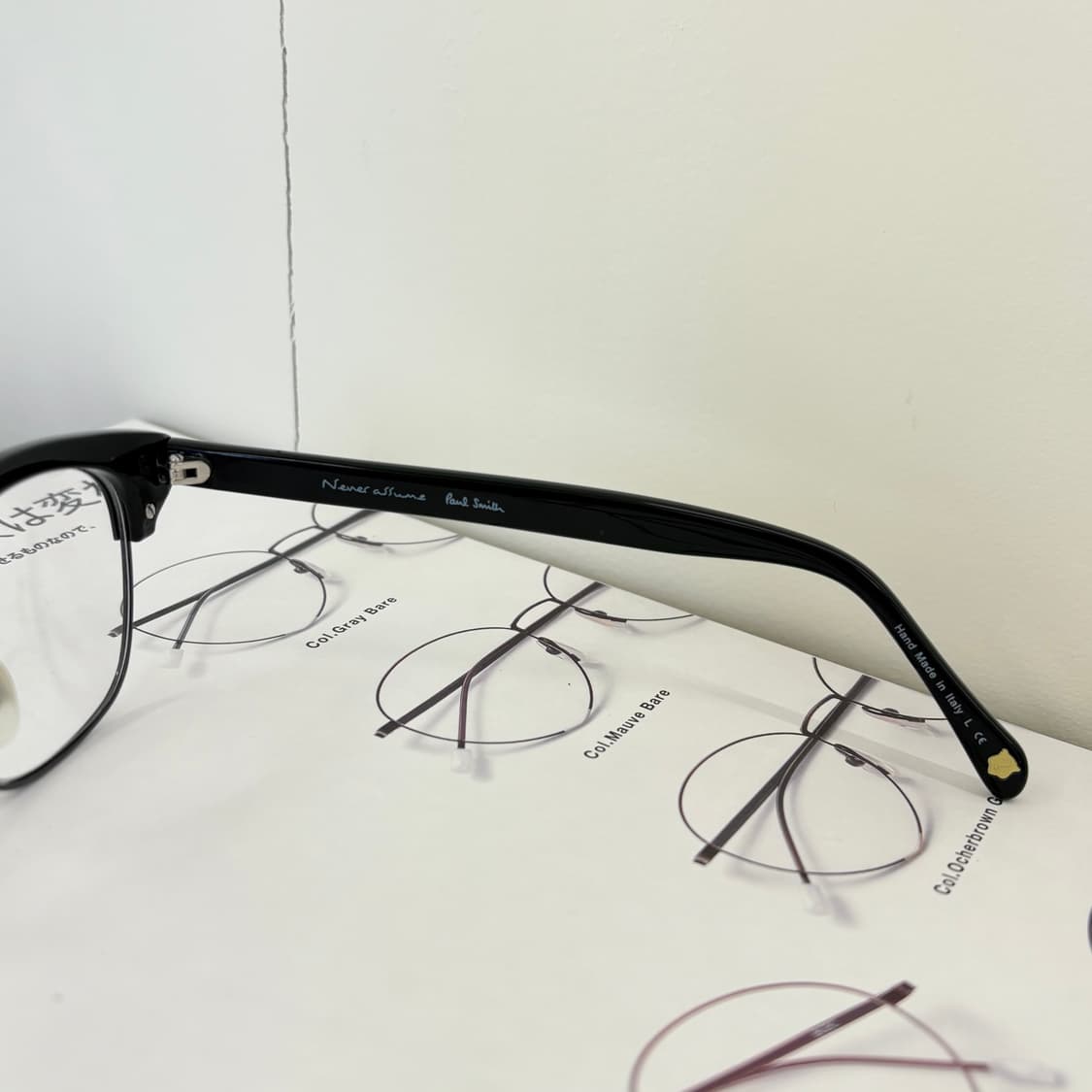 폴스미스 블랙 하금테 안경 상품이미지4