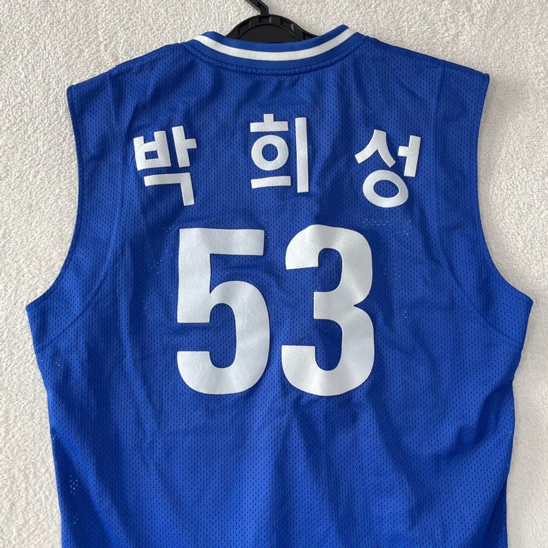 삼성라이온즈 올드 선수실착 민소매 나시 박희성 상품이미지7