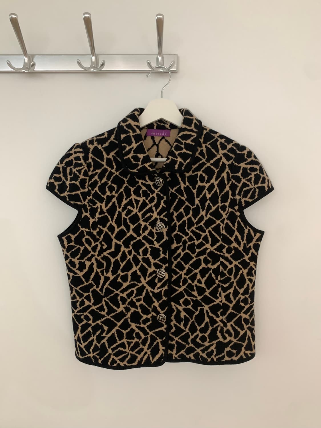 Zebra button up knit 상품이미지1