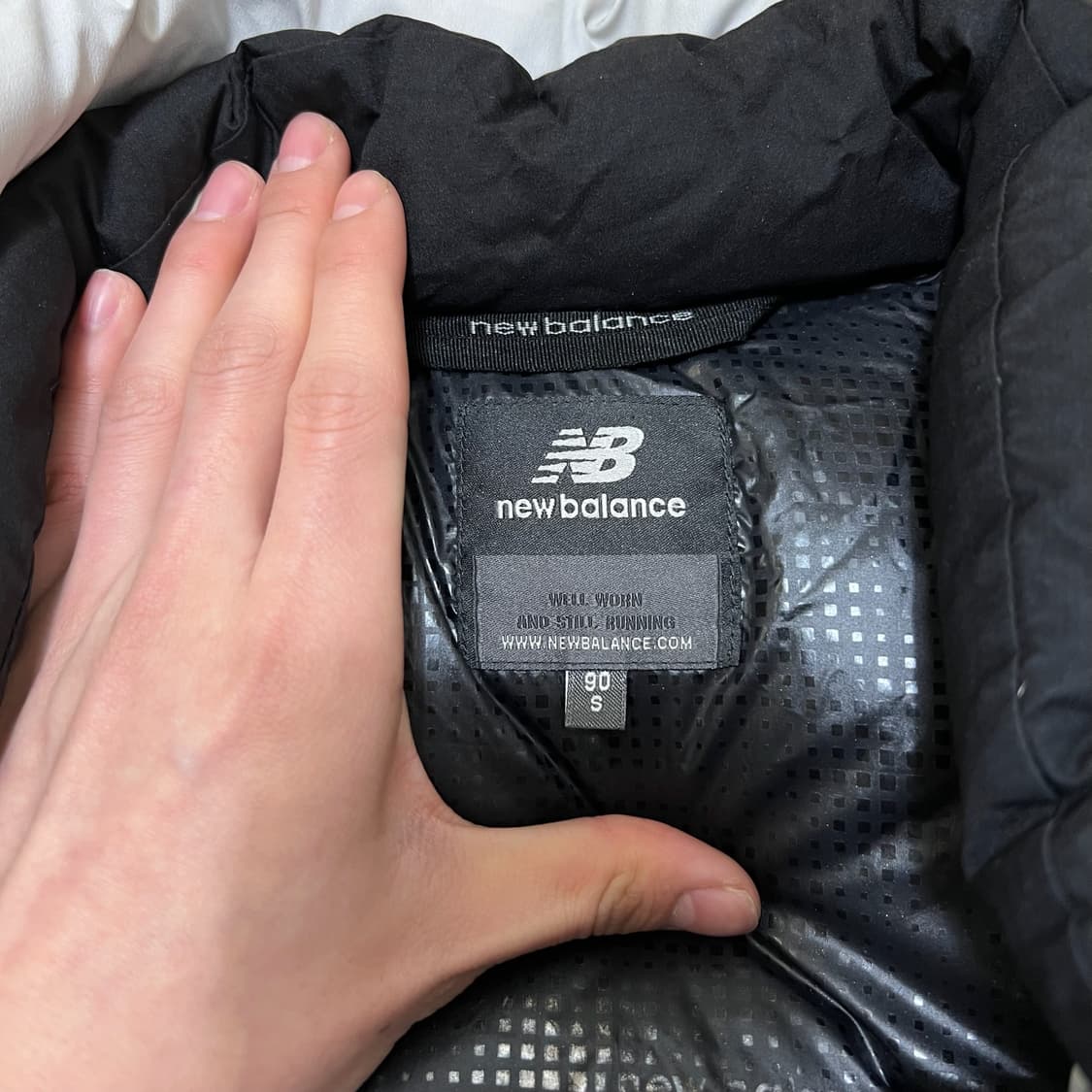 뉴발란스 베이직 구스다운 액티브 숏패딩 S/90  상품이미지6