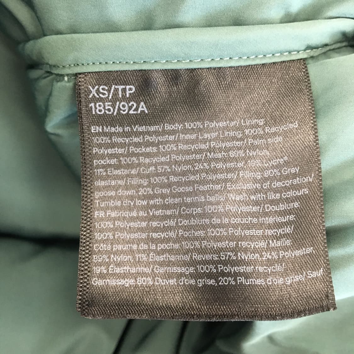 룰루레몬 원더퍼프 (미디엄포레스트) 구스다운패딩 66 넉넉  상품이미지7