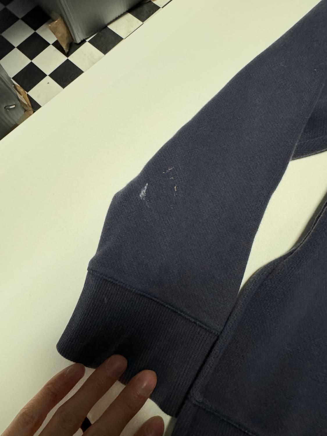 여성 내셔널지오그래픽 옆 트임 맨투맨 S 네이비 상품이미지6