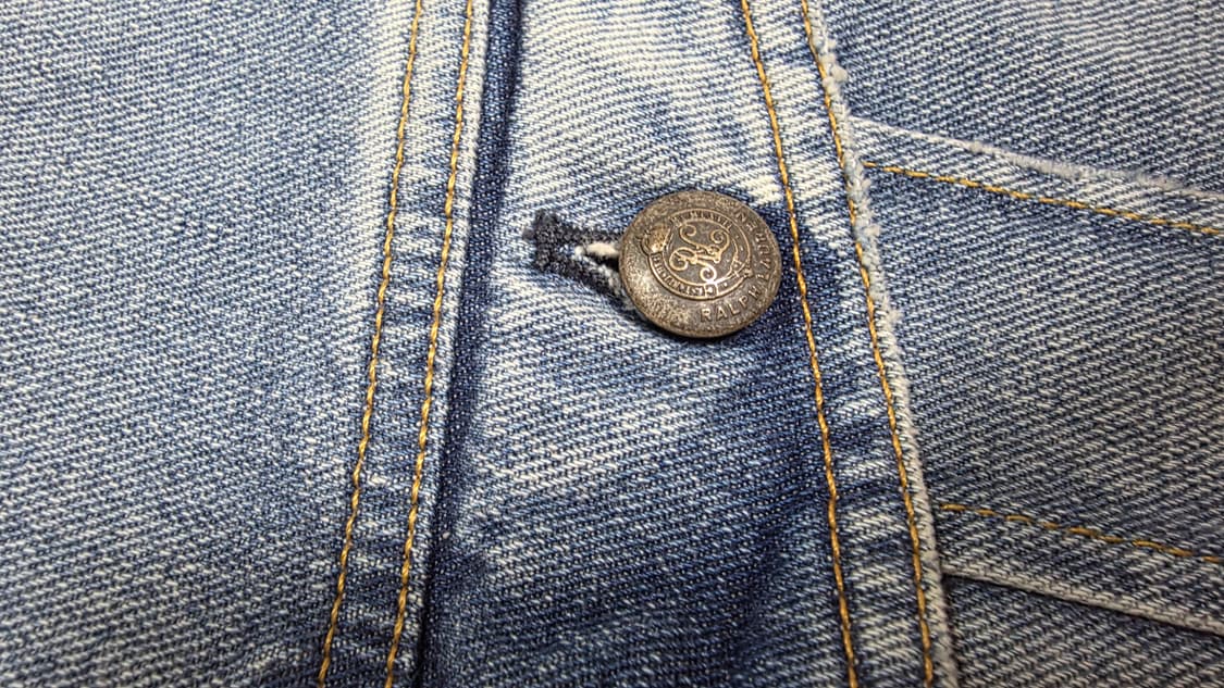 폴로 랄프로렌 퍼플라벨 데님 트러커 자켓 xl 상품이미지3